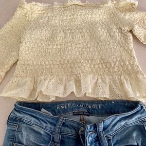 Off-the-Shoulder Crop Top